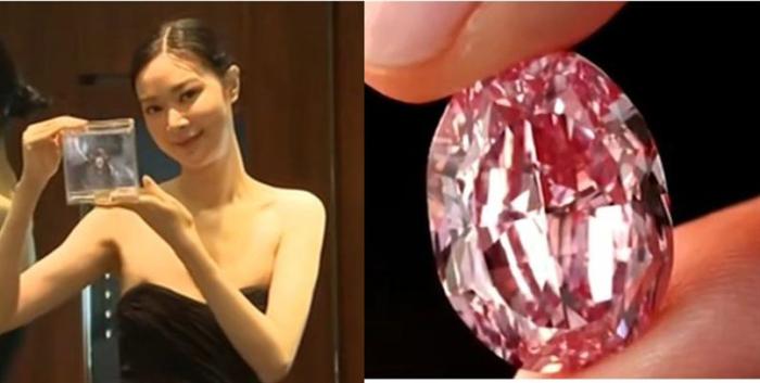 世界最大紫粉钻石卖出1.76亿元 中标者是谁身份曝光