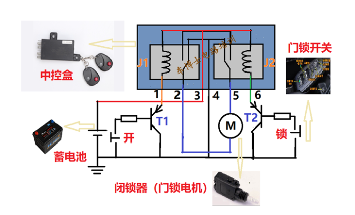 12v继电器接法图片(继电器接4根线图解)