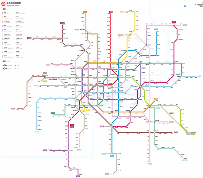 上海地铁线路图2022高清版大图（最新上海地铁线路图下载）