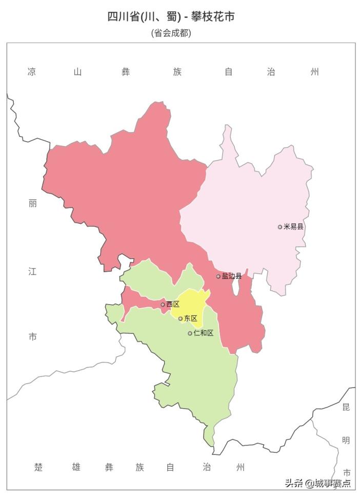 最全版四川省行政区划图，下辖地级市达18个，自治州面积广阔