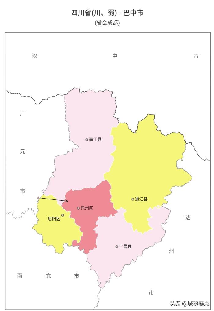 最全版四川省行政区划图，下辖地级市达18个，自治州面积广阔